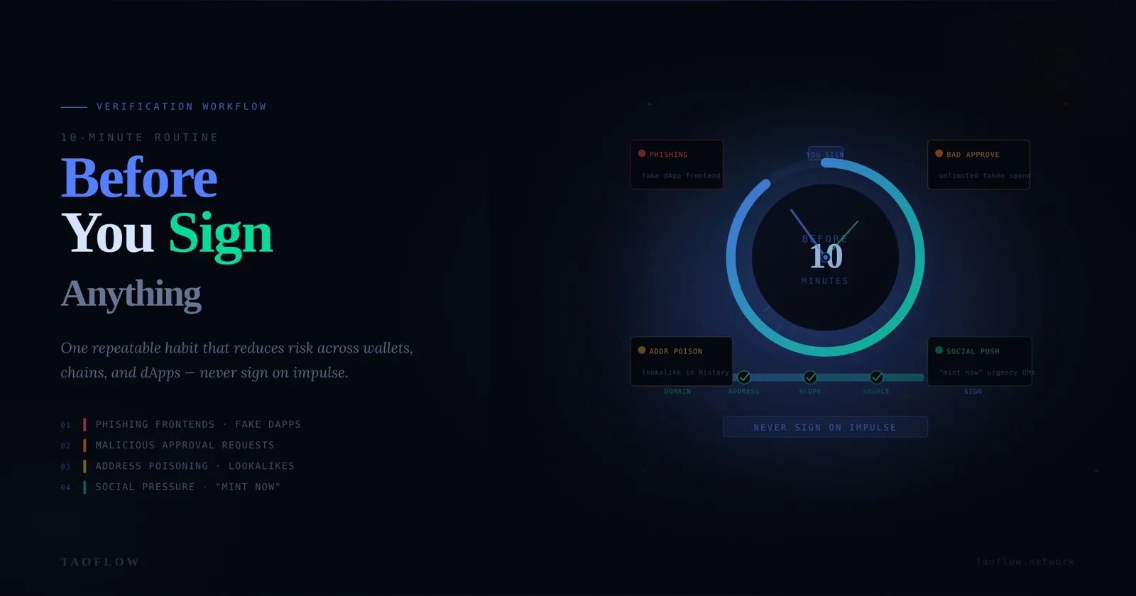 Crypto Verification Workflow: A 10-Minute Routine Before You Sign Anything
